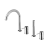 ULTRAMIX 4-otworowa bateria wannowa na brzeg wanny, chrom