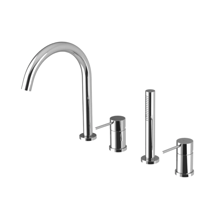ULTRAMIX 4-otworowa bateria wannowa na brzeg wanny, chrom