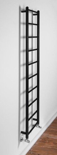 DINA grzejnik łazienkowy 350x1680mm, czarny mat #2