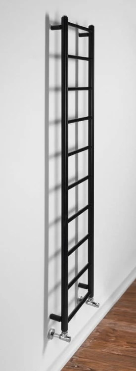 DINA grzejnik łazienkowy 350x1680mm, czarny mat #2