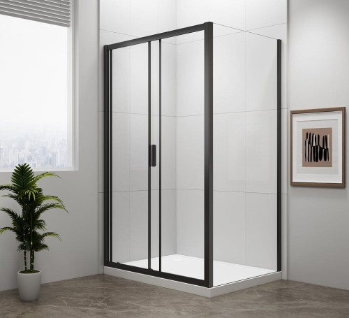 EASY BLACK kabina prysznicowa 1000x900mm wariant L/P #2
