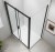 EASY BLACK kabina prysznicowa 1400x700mm wariant L/P #2