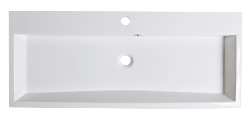 ORINOKO umywalka kompozytowa 100x42cm, biały #2