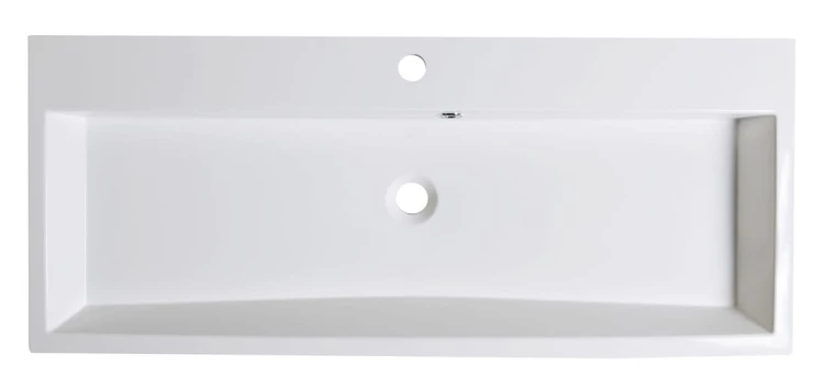 ORINOKO umywalka kompozytowa 100x42cm, biały #2
