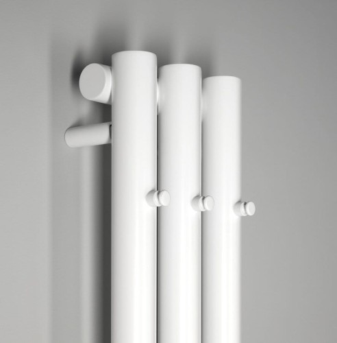 PILON grzejnik łazienkowy 196x1800mm, 3 wieszaki, biały mat #2