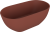 REDUTA wanna wolnostojąca 150x75x58cm, kompozyt, brązowy mat