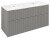 CIRASA STRIP szafka umywalkowa 118,4x64x46cm, agila