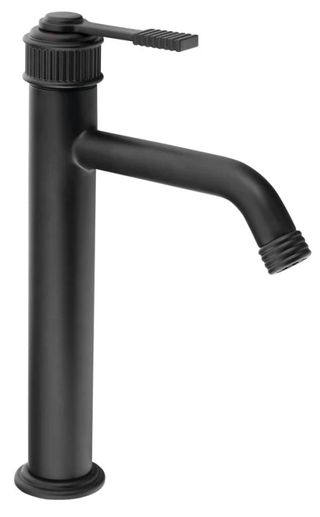 VERSI bateria umywalkowa, wysokość 240mm, czarny mat
