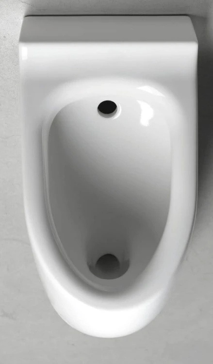 AQUATECH pisuar 21x53,5 cm, tylne zasilanie, włącznie z syfonem, biały #3