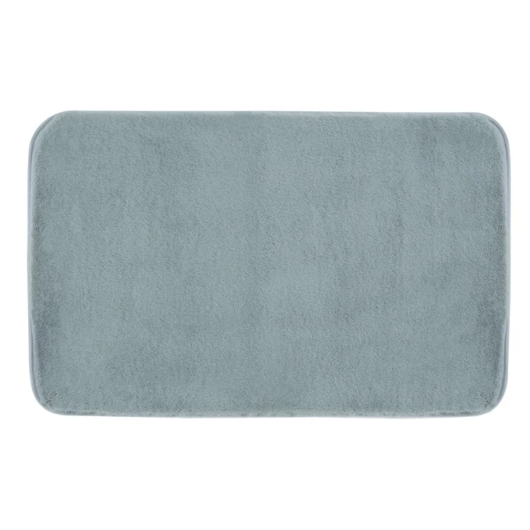FUZZY dywanik łazienkowy, 50x80cm, 100% polyester, antypoślizgowy, azzuro