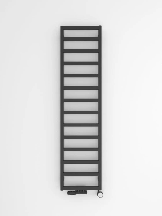GIANLUCA grzejnik łazienkowy 400x1590mm, czarny mat #3