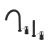 ULTRAMIX 4-otworowa bateria wannowa na brzeg wanny, czarny mat/chrom