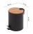 Rysunek techniczny - KENTA kosz na śmieci 3l, Soft Close , czarny mat/bambus