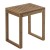 HIMALAYA taboret łazienkowy, 39,5x44,3x29,5cm, bambus