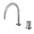 ULTRATAP dwuelementowa bateria umywalkowa, chrom