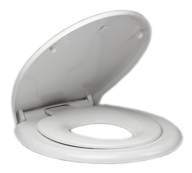 WC deska ze zintegrowaną deską dla dzieci, Soft Close, Easy Take, biały #3