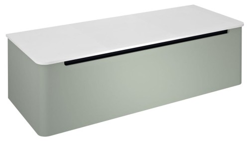 KERALA szafka pod umywalkę 120x35x47,5cm, 1 szuflada, verde