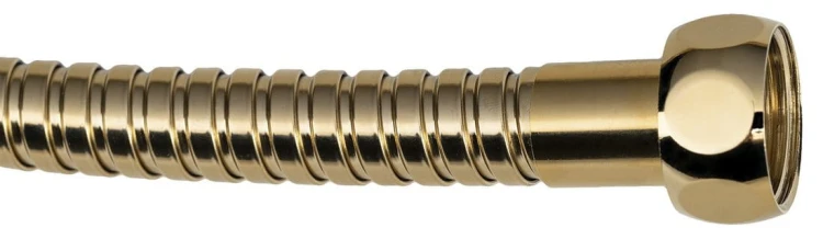 POWERFLEX wąż prysznicowy metalowy, 150cm, złoty #2