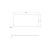 Rysunek techniczny - PREMIO blat kompaktowy 102x1,2x48,5cm, czarny mat