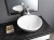 Umywalka ceramiczna nablatowa, średnica 40cm, biały #2