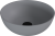 BANERA ROUND umywalka kompozytowa nablatowa, średnica 39cm, szary mat