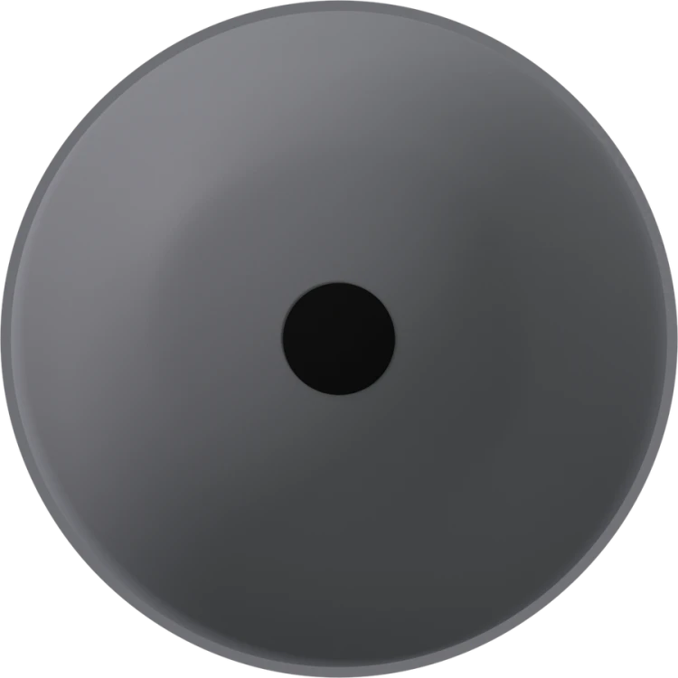 BANERA ROUND umywalka kompozytowa nablatowa, średnica 39cm, szary mat #4