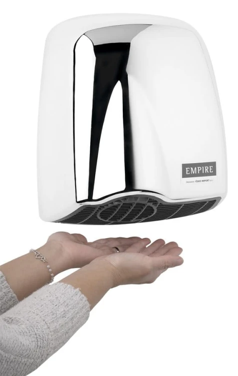 EMPIRE U-NIK AUTOMATIC suszarka do rąk, bezdotykowa 230 V, 1850 W, 262x305x165mm, ABS, biały #3