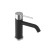 ULTRASAN bateria umywalkowa, czarny mat/chrom