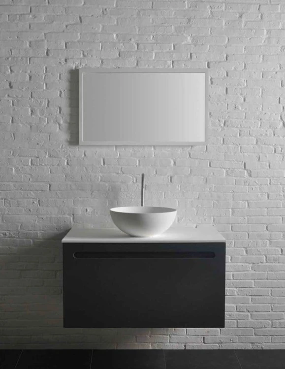 THIN umywalka nablatowa Ø 39 cm, biały mat #4