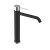ULTRASAN bateria umywalkowa, czarny mat/chrom