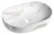 CALEO umywalka ceramiczna nabłatowa, 60x42cm, bianco carrara