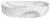 CALEO umywalka ceramiczna nabłatowa, 60x42cm, bianco carrara #2