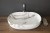 CALEO umywalka ceramiczna nabłatowa, 60x42cm, bianco carrara #4