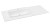 BRAHEA umywalka 121x51,5cm (90+30cm), Rockstone, lewy, biały mat