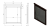 Rysunek techniczny - CROSS lustro w drewnianej ramie 70x80cm, buk
