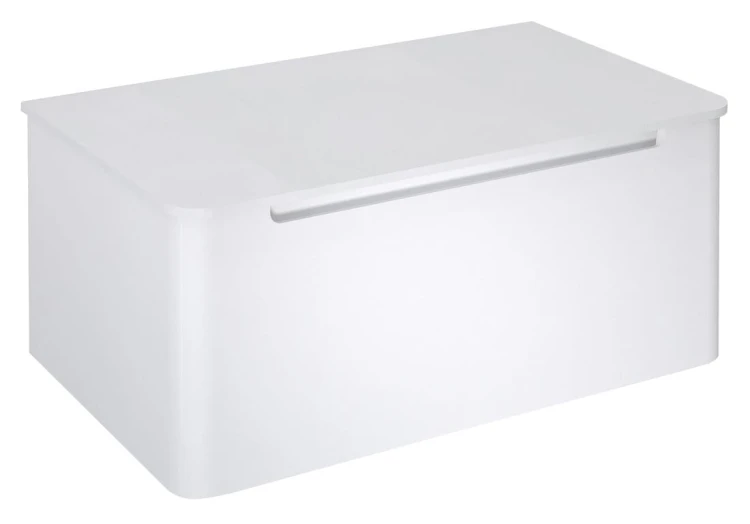 KERALA szafka pod umywalkę 80x35x47,5cm, 1 szuflada, biały połysk