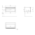 Rysunek techniczny - KERALA szafka pod umywalkę 80x35x47,5cm, 1 szuflada, agila