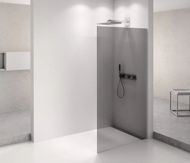 ARCHITEX CHROM walk-in, 1262 mm, szkło dymione