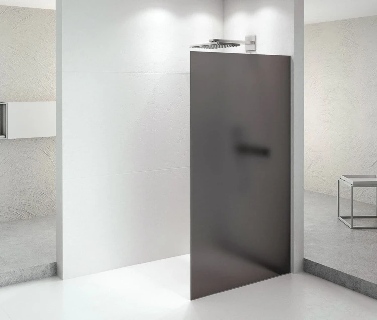 ARCHITEX CHROM walk-in, 1362 mm, szkło mat dymione