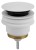 Odpływ umywalkowy 5/4”, klik-klak, duży korek, 10-45mm, biały mat
