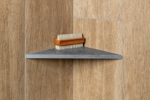 ABELINE półka narożna Rockstone 250x250mm, concrete #2