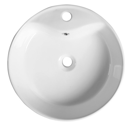 YAKARTA umywalka ceramiczna nablatowa, średnica 46cm, biały #2