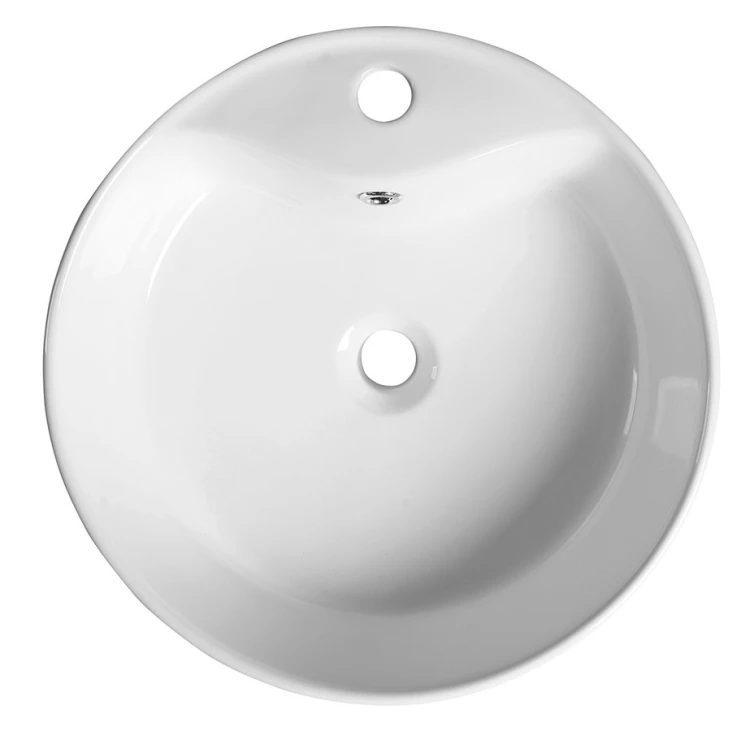 YAKARTA umywalka ceramiczna nablatowa, średnica 46cm, biały #2