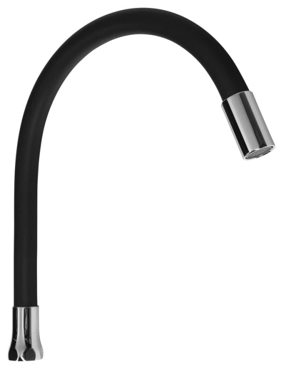 Wylewka elastyczna, 470 mm, 3/4 ", czarny mat
