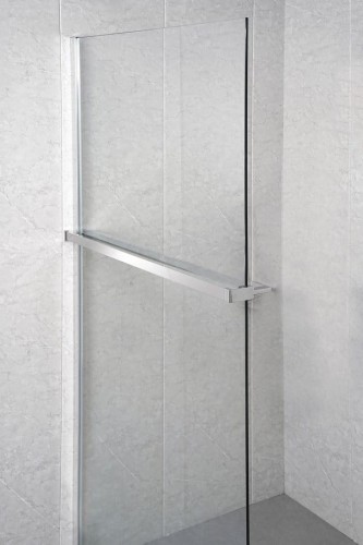 Półka z funkcją skracania do kabiny prysznicowej Walk-in 60-140cm, chrom #2