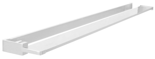 Półka z funkcją skracania do kabiny prysznicowej Walk-in 60-140cm, biały mat