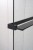 Półka z funkcją skracania do kabiny prysznicowej Walk-in 60-140cm, czarny mat #3