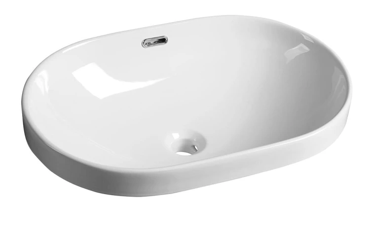LIMA umywalka ceramiczna 59,5x39,5cm, biały