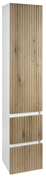 PANEDA STRIP szafka wysoka 35x165x31cm, dąb emporio, lewa/prawa