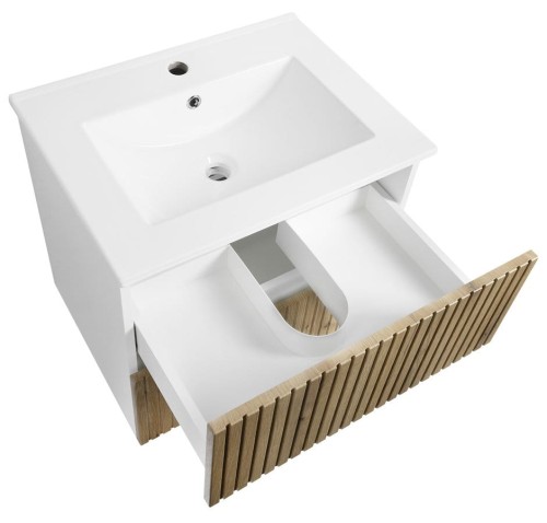PANEDA STRIP szafka umywalkowa 59,5x55x45,2cm, dąb emporio #2